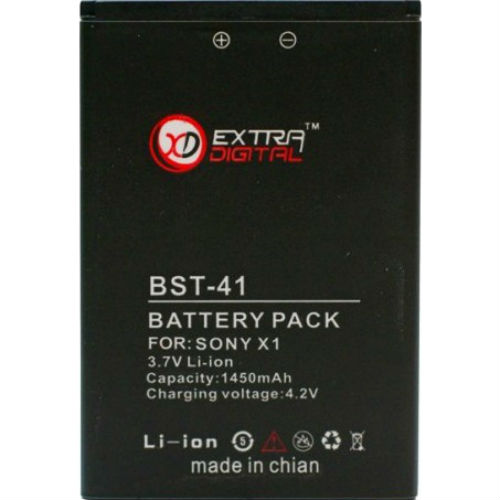 Аккумулятор EXTRADIGITAL Sony Ericsson BST-41 1450 mAh BMS6355