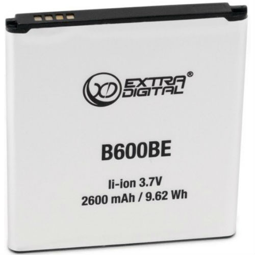 

Аккумулятор EXTRADIGITAL для Samsung GT-i9500 Galaxy S4 2600 mAh (B600BE), Samsung GT-i9500 Galaxy S4 (2600 mAh) - B600BE