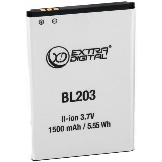 

Аккумулятор EXTRADIGITAL для Lenovo BL203 1500 mAh (BML6359), Lenovo BL203 (1500 mAh) - BML6359