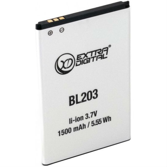 Акумулятор EXTRADIGITAL для Lenovo BL203 1500 mAh (BML6359) Ємність 1500