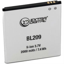 Акумулятор EXTRADIGITAL для Lenovo BL209 2000 mAh (BML6372)