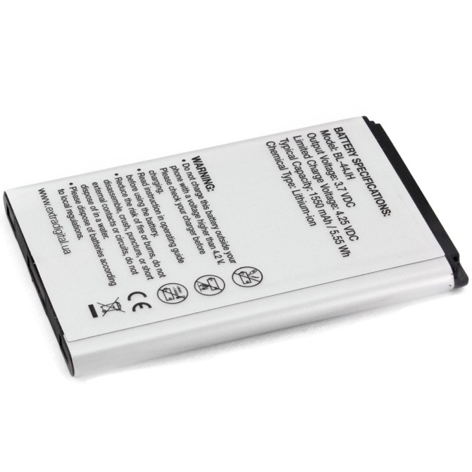 Акумулятор EXTRADIGITAL для LG Optimus L7 BL-44JH 1550 mAh (BML6243) Сумісність LG