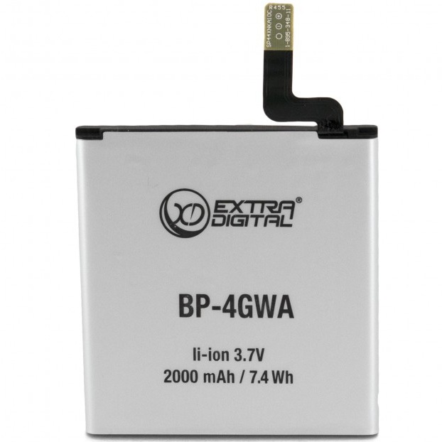 

Аккумулятор EXTRADIGITAL для Nokia BP-4GW (Lumia 920) 2000 mAh (BMN6404), Nokia BP-4GW (Lumia 920) - BMN6404