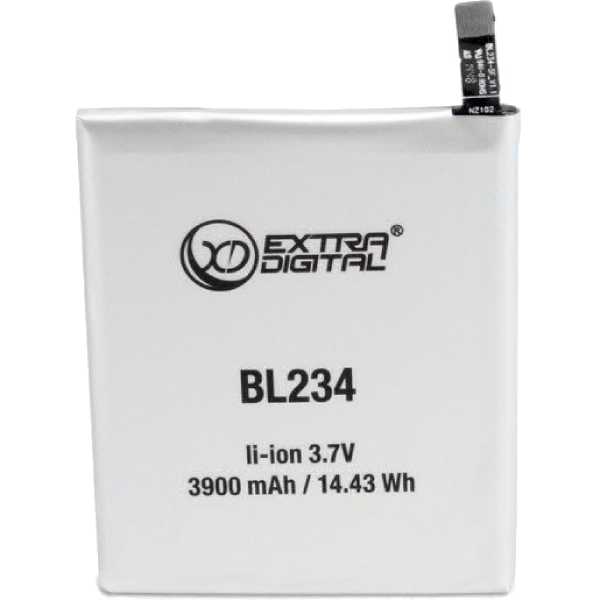 

Аккумулятор EXTRADIGITAL для Lenovo BL234 P70 4000 mAh (BML6388), Lenovo BL234 (P70) 4000 mAh - BML6388