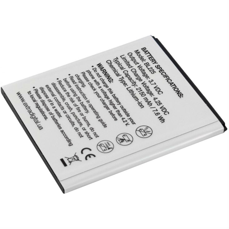 Аккумулятор EXTRADIGITAL для Lenovo S580, 2150 mAh (BML6410) Совместимость Lenovo