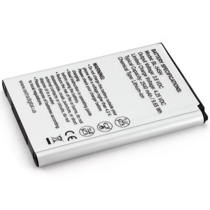 Акумулятор EXTRADIGITAL для LG Optimus G3s D724 2540 mAh (BML6416) Напруга батареї 3.8