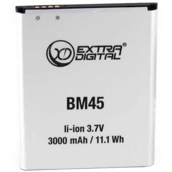 

Аккумулятор EXTRADIGITAL для Xiaomi Redmi Note 2 BM45 3000 mAh (BMX6441), Xiaomi Redmi Note 2 (BM45) 3000 mAh - BMX6441