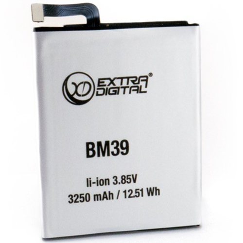 

Аккумулятор EXTRADIGITAL для Xiaomi Mi 6 (BM39) 3250 mAh (BMX6472), Xiaomi Mi 6 (BM39) 3250 mAh - BMX6472