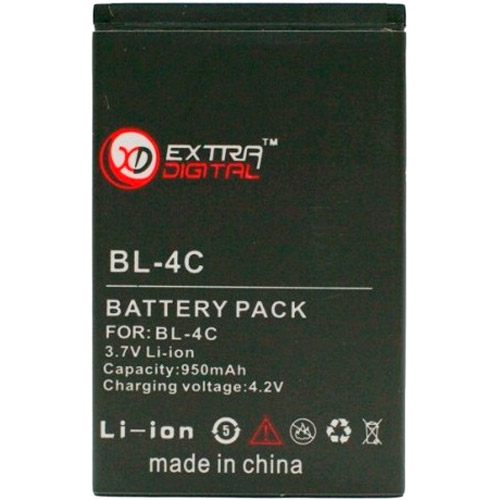 

Аккумулятор EXTRADIGITAL для Nokia BL-4C (BMN6267), Nokia BL-4C BMN6267