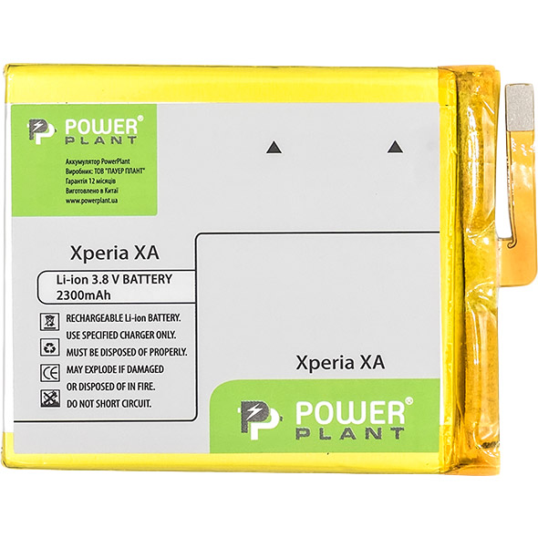 

Аккумулятор PowerPlant Sony Xperia XA (LIS1618ERPC) 2300 мАч (SM190164), Sony Xperia XA (LIS1618ERPC) 2300mAh (SM190164)