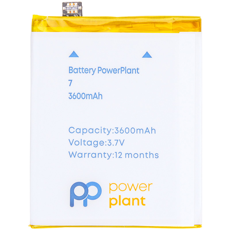 

Аккумулятор POWERPLANT для OnePlus 7 (BLP685) 3600mAh (SM130443), OnePlus 7 (BLP685) 3600mAh (SM130443)