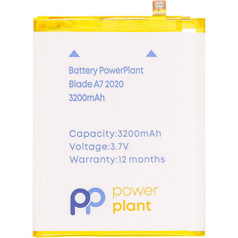 

Аккумулятор POWERPLANT для ZTE Blade A7 (2020) 3200mAh (SM130504), ZTE Blade A7 (2020) 3200mAh (SM130504)