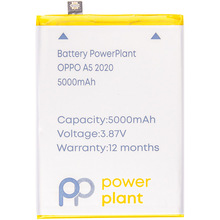 Акумулятор POWERPLANT OPPO A5 2020 (BLP673) 5000mAh (SM130528)