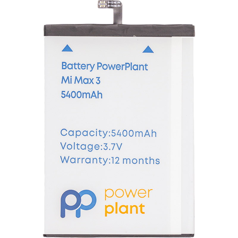 

Аккумулятор POWERPLANT для Xiaomi Mi Max 3 (BM51) 5400mAh (SM220304), Xiaomi Mi Max 3 (BM51) 5400mAh (SM220304)
