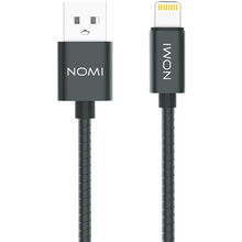 Кабель NOMI DCWQ 10i USB lightning 1 м gray (344282)