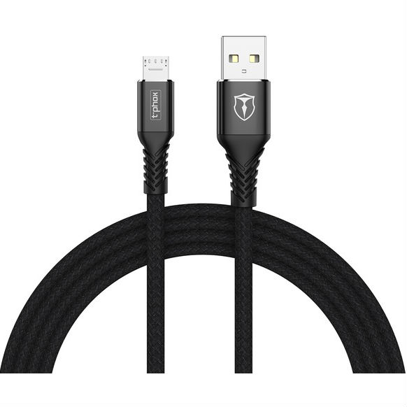 Кабель T-PHOX Jagger T-M814 Micro USB 2m (T-M814(2) black)