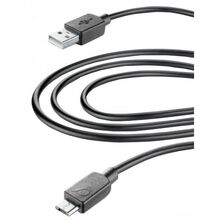 Кабель CELLULARLINE microUSB 3m black (USBDATACMICROUSB3M)