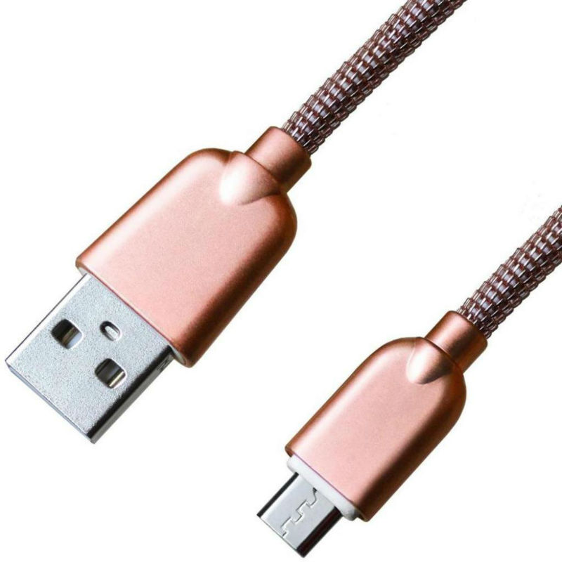 Кабель CORD Ace Lightning 1m 2A Rose gold (CDA-L1-2RG)