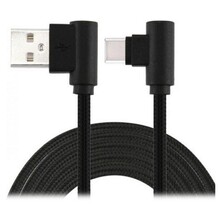 Кабель CORD Comfort L-shape Type-C 1m 2A Black (CDC-T1-2B)