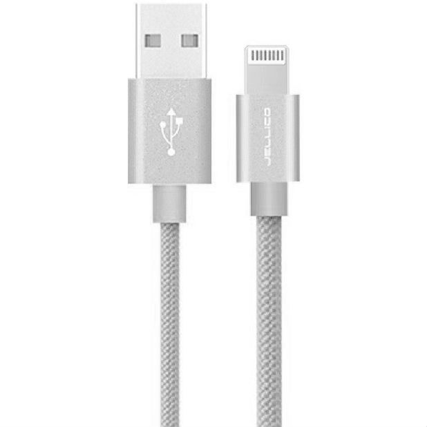 

Кабель JELLICO GS-20 Lightning 2 м 3A Silver (RL053405), GS-20 Lightning 2m 3A Silver