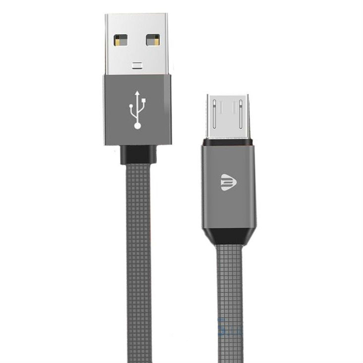 Кабель JELLICO YC-15 microUSB 1m 3.1 А Black (RL049231)