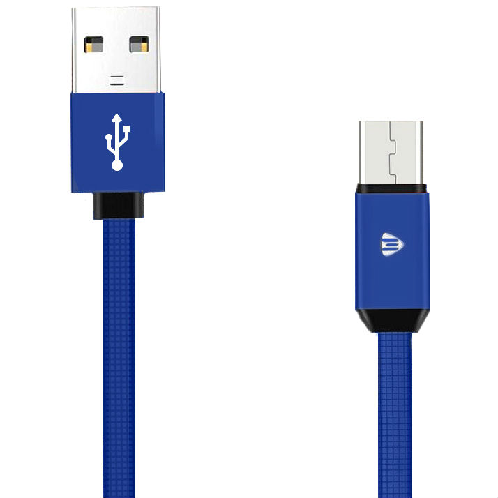 Кабель JELLICO YC-15 microUSB 1m 3.1 А Blue (RL053236)