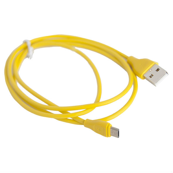 Кабель JELLICO YG-10 microUSB 1m 2A Yellow (RL046882)