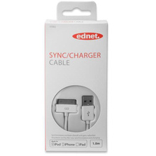 Кабель DIGITUS EDNET 30pin sync/charge cable 1.0м, White