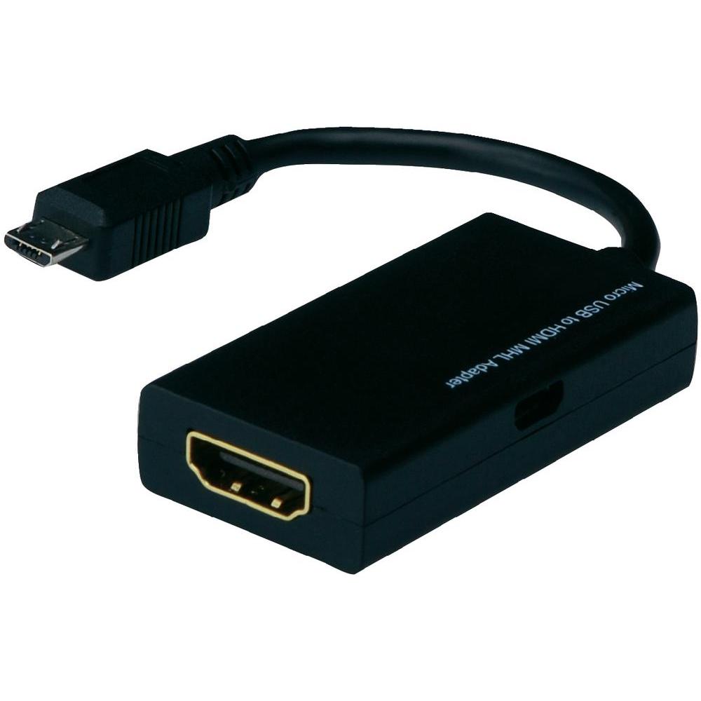 Адаптер DIGITUS microUSB to HDMI MHL (AM/AF) 0.2 м - в интернет-магазине  Фокстрот: цены, отзывы, характеристики | купить в Киеве, Харькове,  Днепропетровске, Одессе - Украина