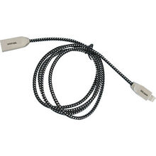 Кабель WESDAR T10 Lightning 1 m 3A braided Black (RL047408)