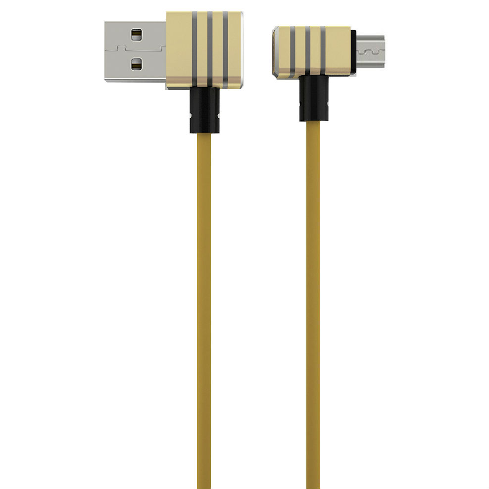 Кабель WESDAR T21 microUSB 1m 2A Gold (RL050541)