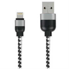 Кабель WESDAR T5 microUSB 3m Black-White (RL049510)