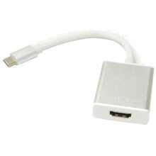 Кабель POWERPLANT HDMI female - USB Type-C 0.15 м (KD00AS1272)