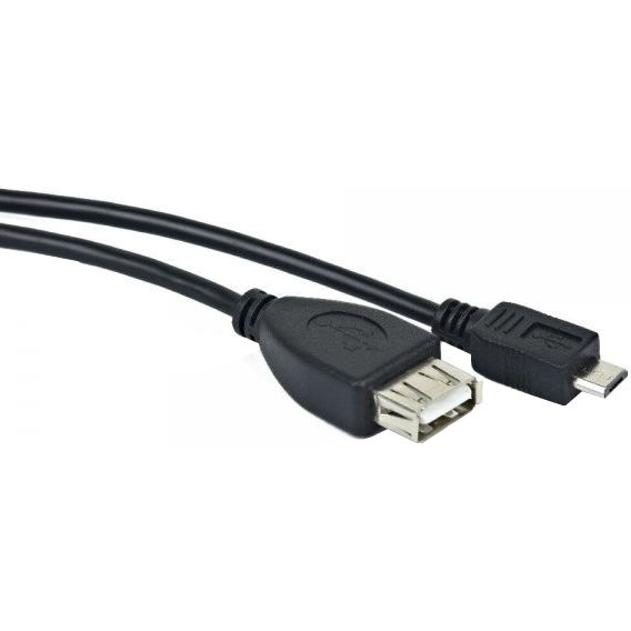 Кабель MAXXTER OTG USB2.0 AF-MicroUSB 0.15 м (U-AFM-OTG)