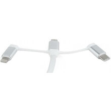 Кабель Cablexpert USB 2.0 AM - Lightning/MicroUSB /Type-C 1.0 м White (CC-USB2-AMLM32-1M-W)