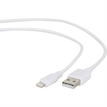 Кабель CABLEXPERT USB 2.0 - Lightning, 0.1 м (CC-USB2-AMLM-W-0.1M)