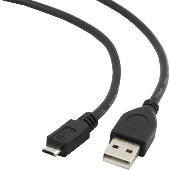 Кабель CABLEXPERT microUSB - USB, 0.1 м (CCP-mUSB2-AMBM-0.1 M)