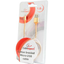 Кабель CABLEXPERT USB 2.0 - Micro-USB, 1.8 м (CCB-mUSB2B-AMBM-6-G)