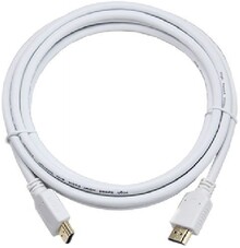 GEMBIRD Cable HDMI to HDMI 3.0m male-male, V1.4 WHITE