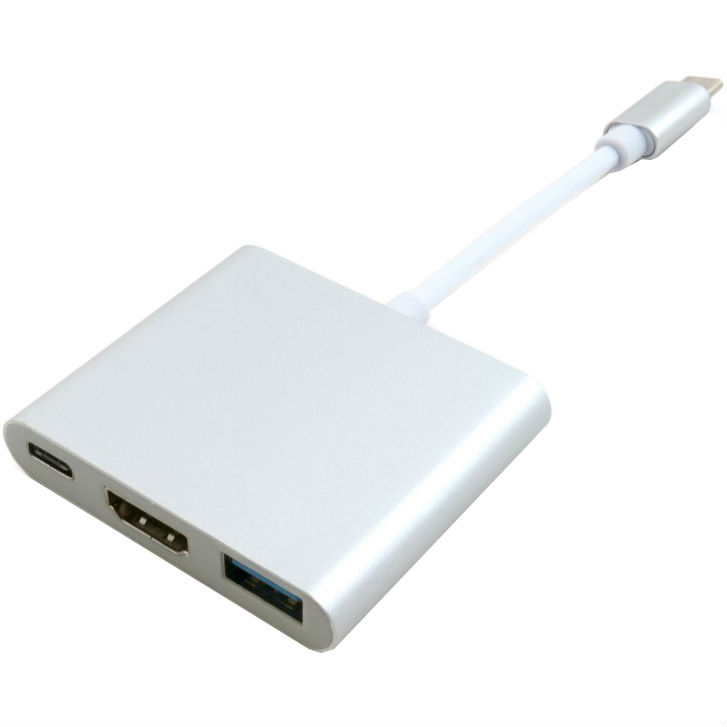 Адаптер EXTRADIGITAL USB Type-C - HDMI/USB 3.0/Type-C 0.15 м (KBH1691) Тип USB Type-C - HDMI/USB 3.0/Type-C