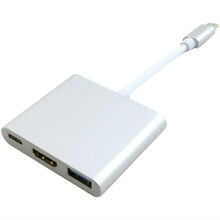 Адаптер EXTRADIGITAL USB Type-C - HDMI/USB 3.0/Type-C 0.15 м (KBH1691)