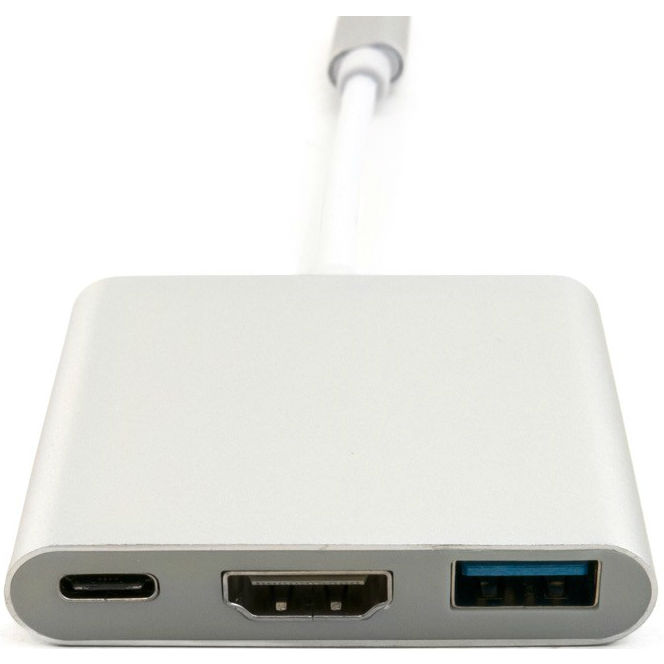 Адаптер EXTRADIGITAL USB Type-C - HDMI/USB 3.0/Type-C 0.15 м (KBH1691) Довжина 0.15