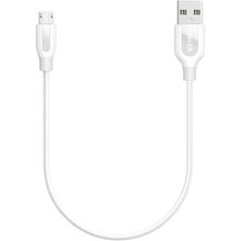 Кабель Anker PowerLine+ Micro-USB-USB 0.3 м White (A8141021)