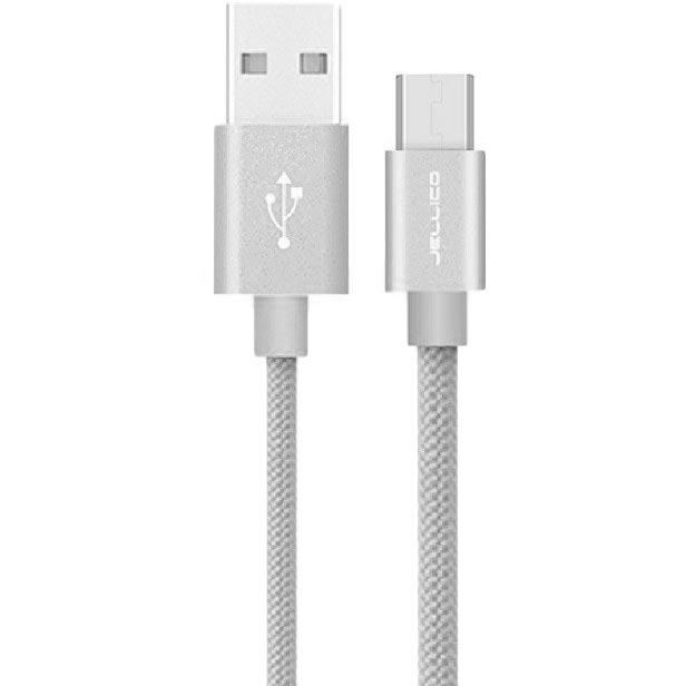 

Кабель JELLICO GS-20 USB - USB Type-C 2 м 3A Silver (RL053407), GS-20 Type-C 2m 3A Silver