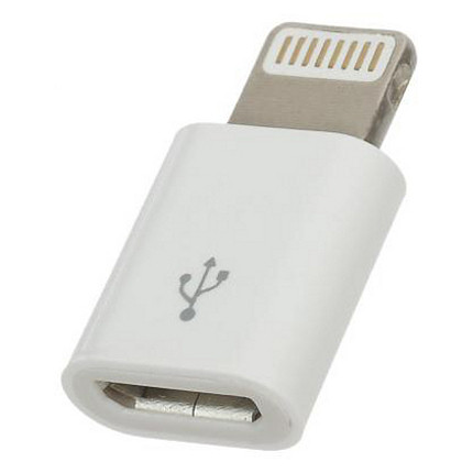 Перехідник POWERPLANT micro USB - Lightning (DV00DV4047)