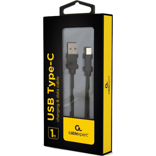 Кабель CABLEXPERT USB 2.0 Тип A и USB Тип C 1 м (CC-USB2-AMCM-1M) Тип USB - USB Type-С