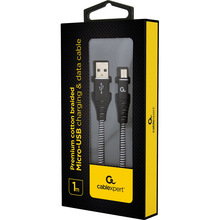 Кабель CABLEXPERT USB 2.0 Тип A і Micro-USB 2.0 Тип B 1 м (CC-USB2B-AMmBM-1M-BW)