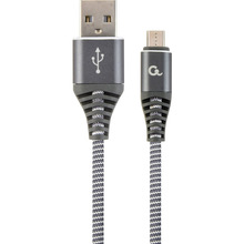 Кабель CABLEXPERT USB 2.0 Тип A и Micro-USB 2.0 Тип B 1 м (CC-USB2B-AMmBM-1M-WB2)