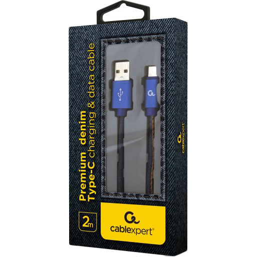 Кабель CABLEXPERT CC-USB2J-AMCM-2M-BL Тип USB - USB Type-С