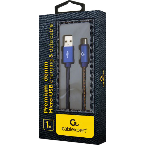 Кабель CABLEXPERT CC-USB2J-AMmBM-1M-BL Тип USB - micro-USB